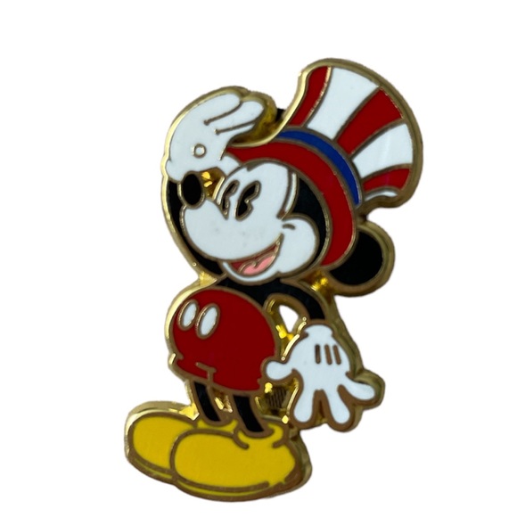 Disney Trading Pin Americana Deluxe Pin Trading Starter (Saluting Mickey) - Picture 1 of 2